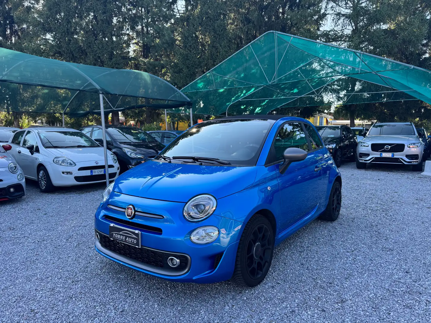 Fiat 500C 500C 0.9 t.air TURBO  85cv Bleu - 1
