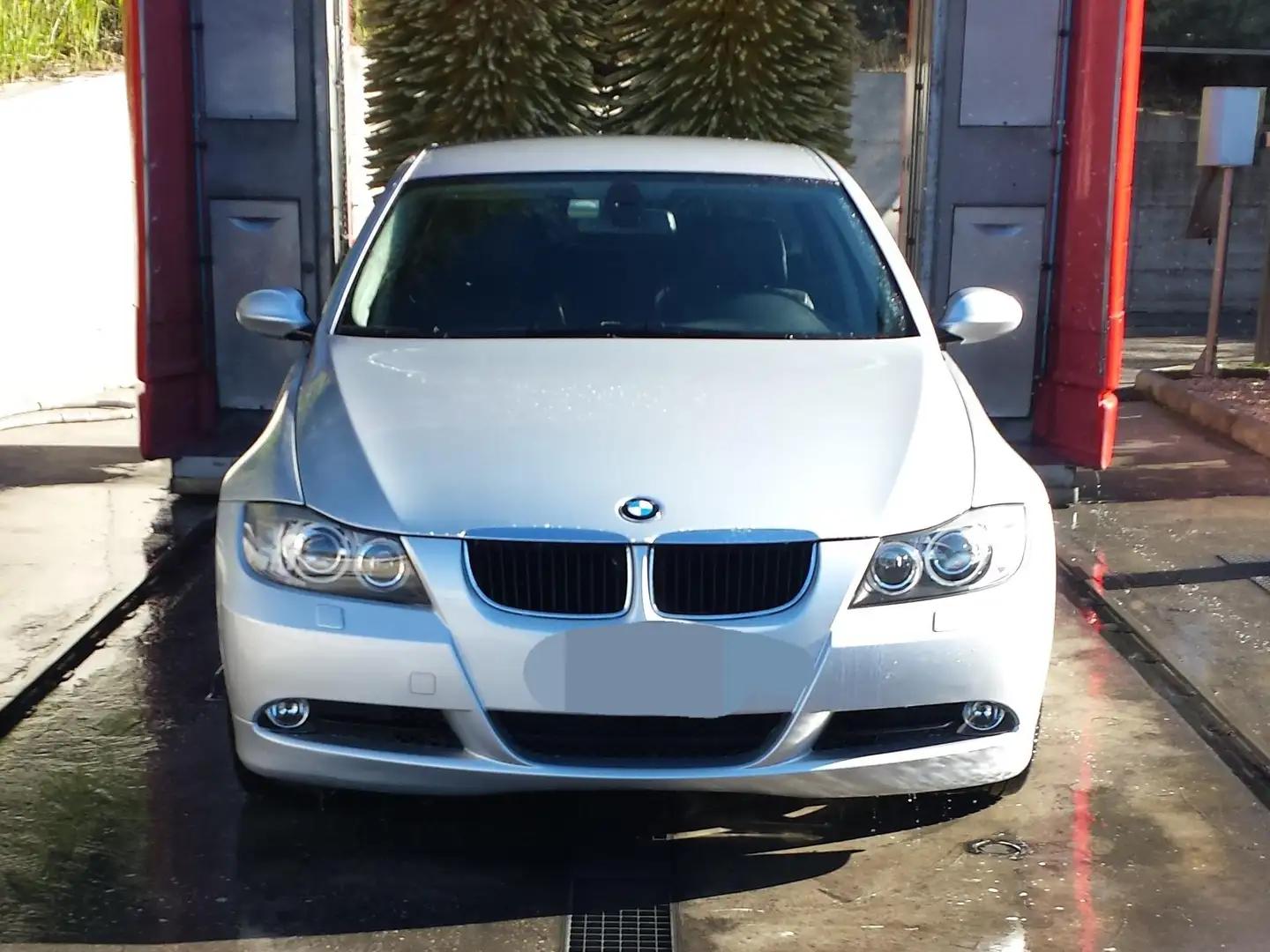 BMW 320 Serie 3 E91 Touring 320d Touring Futura Grigio - 2