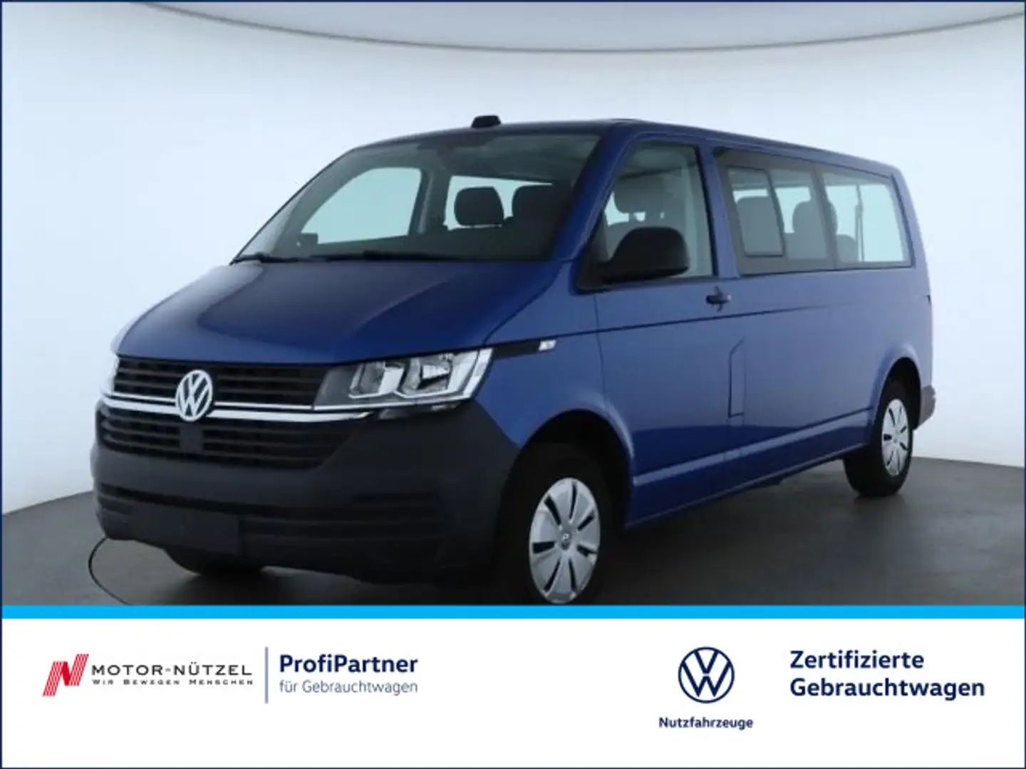 Volkswagen T6.1 Kombi lang 2.0 TDI NAV+PDC+GRA+AHK+9-SITZER Azul - 1