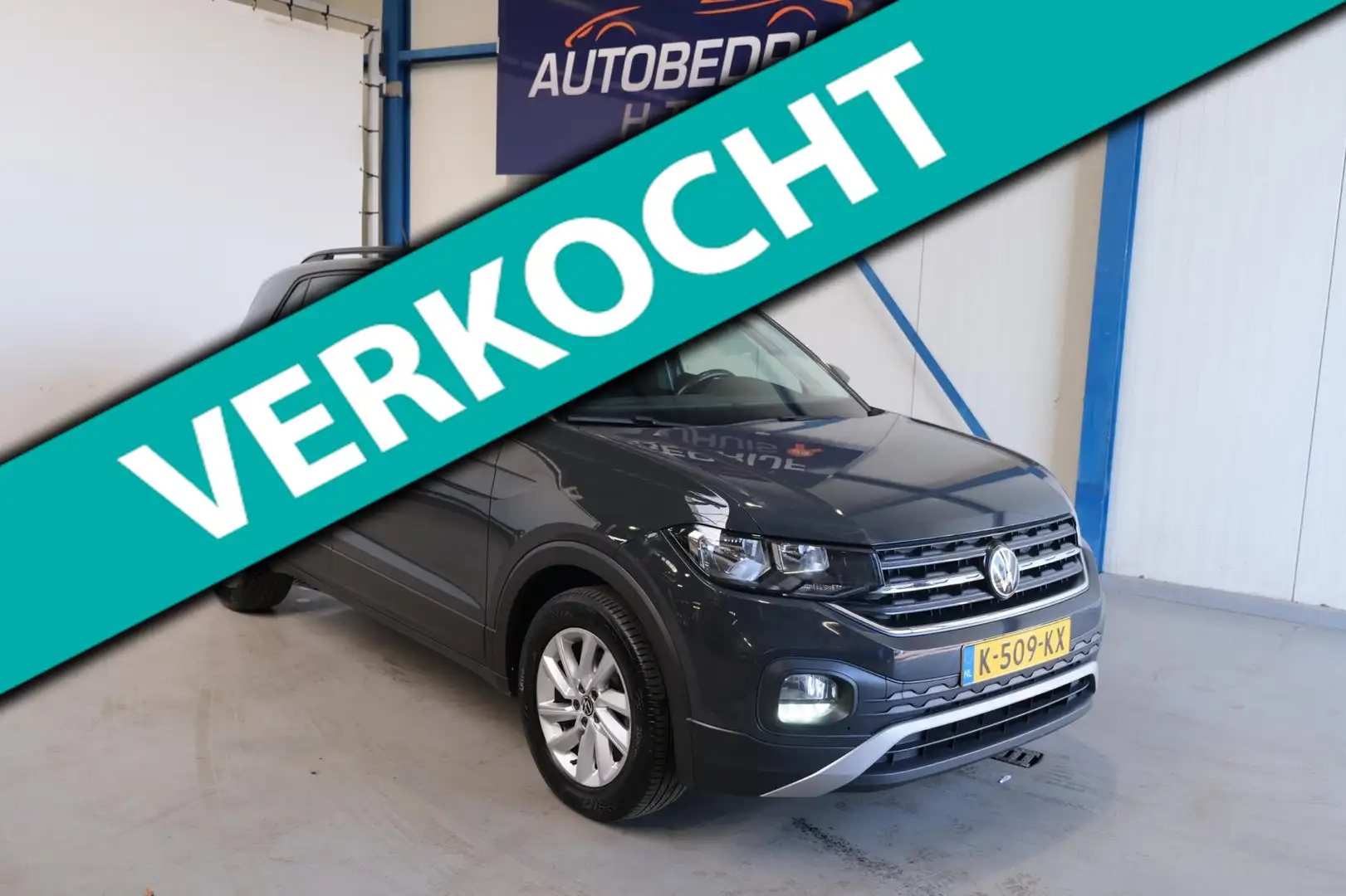 Volkswagen T-Cross 1.0 TSI Life - N.A.P. Airco, Cruise. Grijs - 1