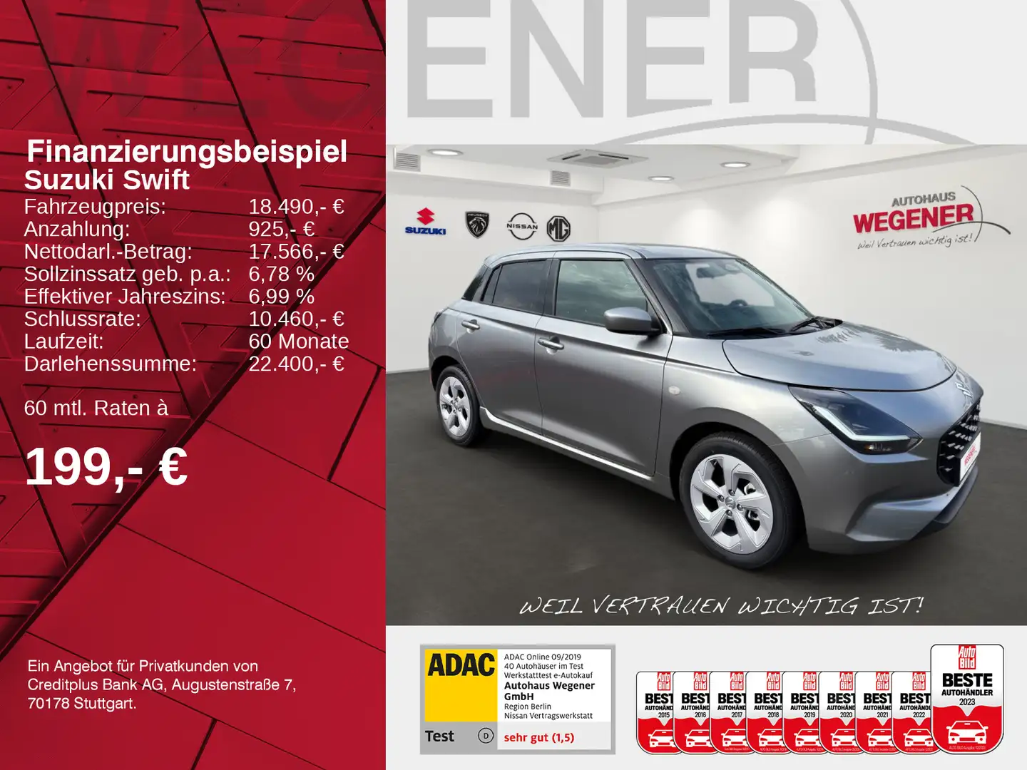 Suzuki Swift SWIFT COMFORT HYBRID Argent - 2