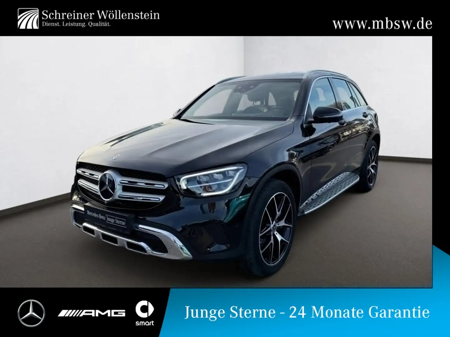 Mercedes-Benz GLC 400 d 4M Leder*AMG-Alu20*AHK*HUD*AirBody*FAP Noir - 1