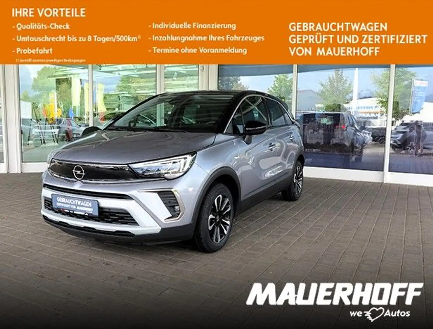 Opel Crossland X ELEG | Navi | Kamera | Winterp | LED Grau - 1