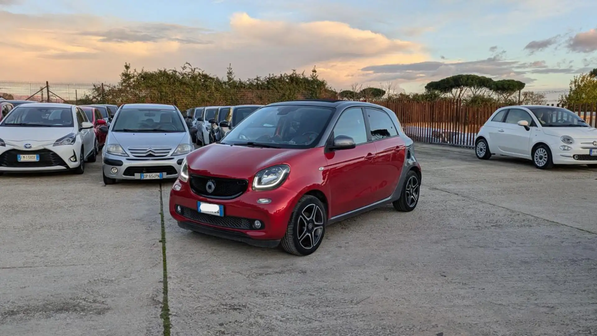 smart forFour CABRIO PRIME 0.9cc 90cv CAMBIO AL VOLANTE CRUISE Rosso - 1
