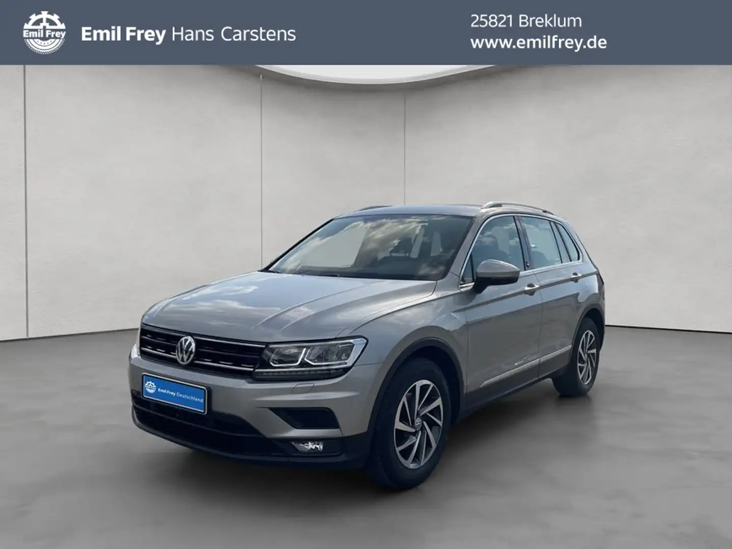 Volkswagen Tiguan 1.4 TSI ACT OPF Sound AHK Navi LED Argent - 1
