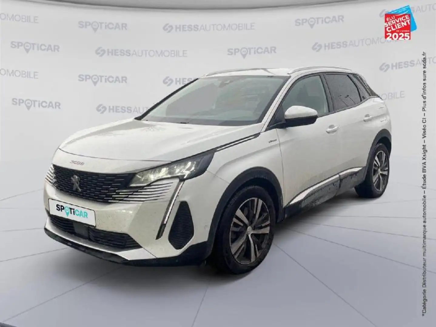 Peugeot 3008 Plug-in Hybrid 225ch Allure Pack e-EAT8 Blanc - 1