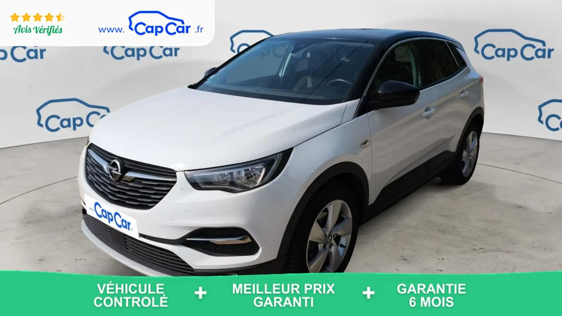 Opel Grandland X 1.2 Turbo 130 EAT6 Elite - Automatique Blanc - 1