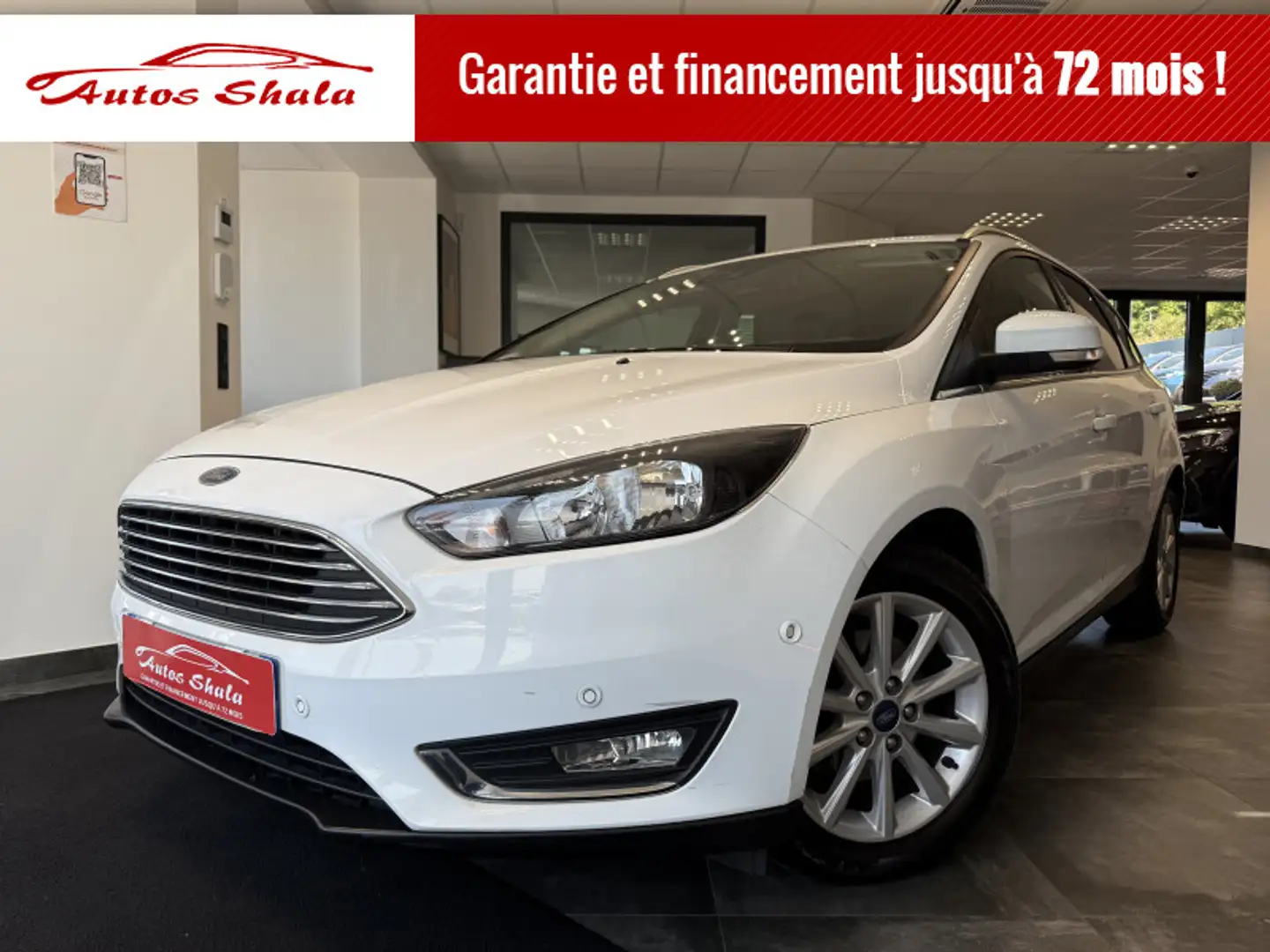 Ford Focus 1.5 TDCI 120CH STOP\u0026START TITANIUM Blanc - 1