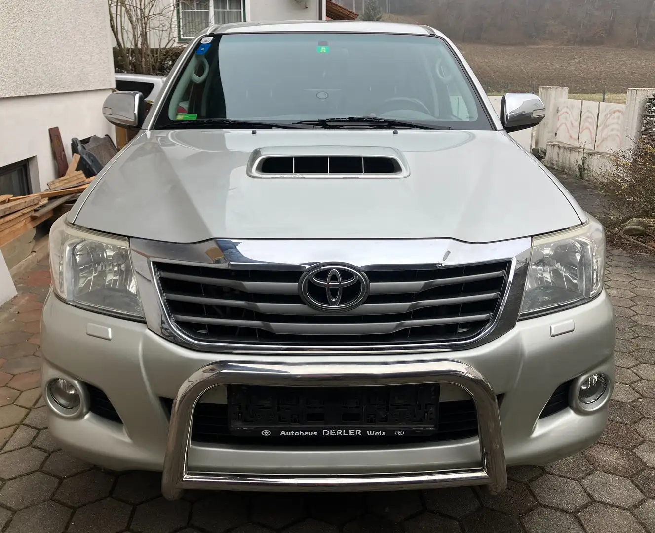Toyota Hilux Doppelkabiner 4x4 Klima Euro4 (Allrad zuschaltbar) Silber - 2