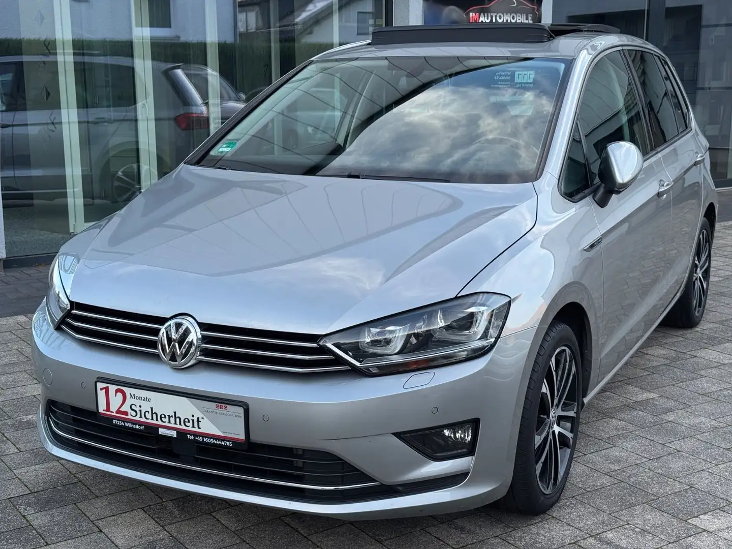 Volkswagen Golf Sportsvan VII 1.6 TDI DSG Lounge*Pano*STNHZ Silber - 1