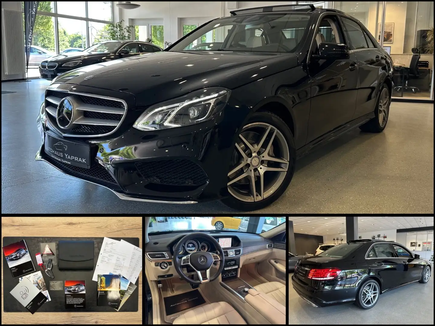 Mercedes-Benz E 400 AMG-Line|Pano|DistronicPlus|Airmatic|H/K Noir - 1
