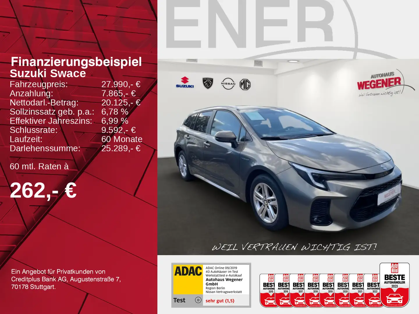 Suzuki Swace SWACE Comfort+ CVT Hybrid Maro - 2