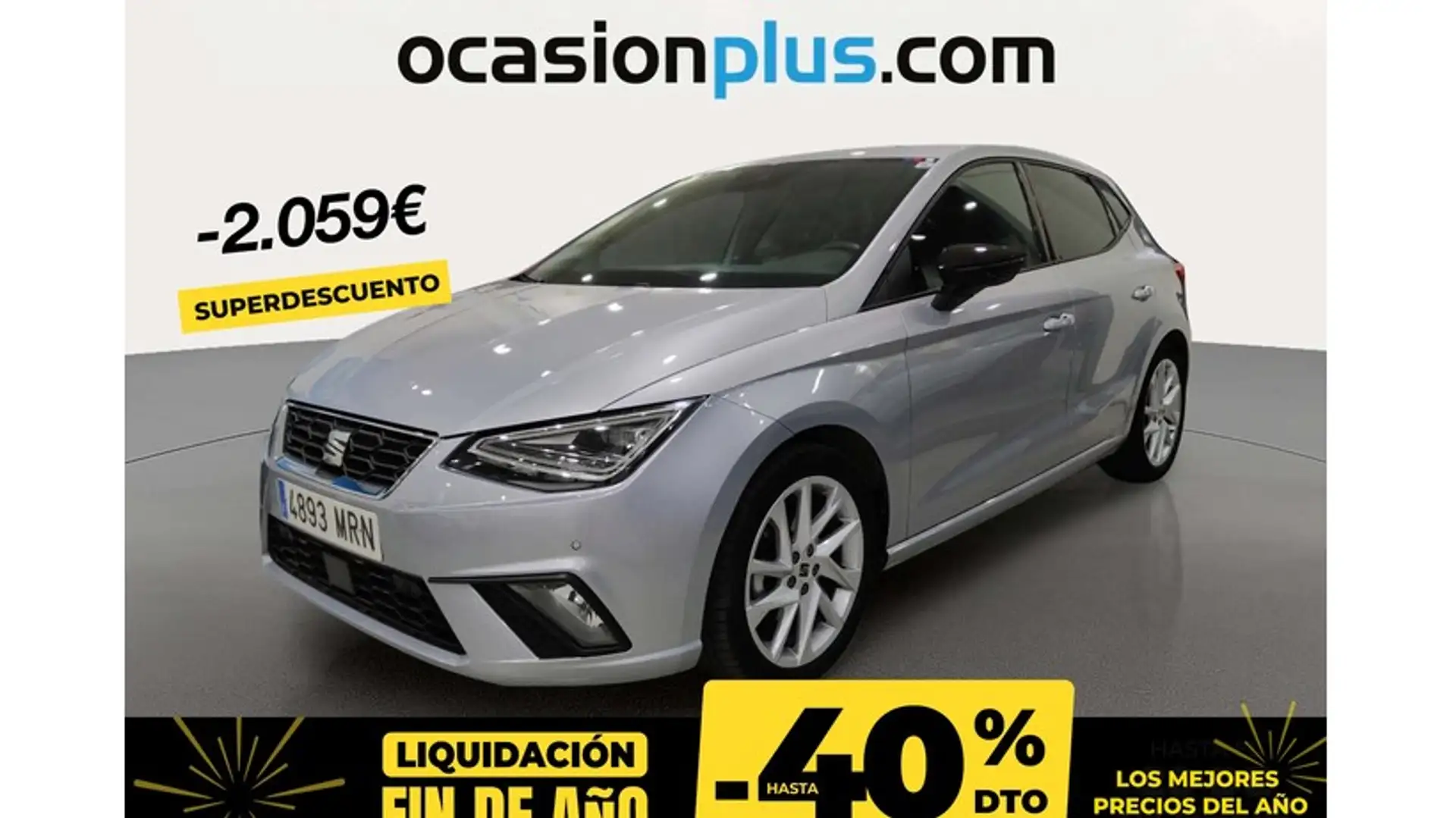 SEAT Ibiza 1.5 TSI S&S FR XS DSG7 150 Argent - 1