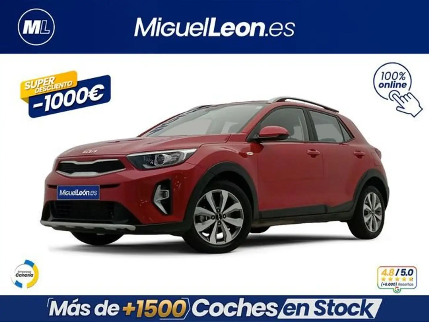 Kia Stonic 1.2 DPi Concept Rojo - 1
