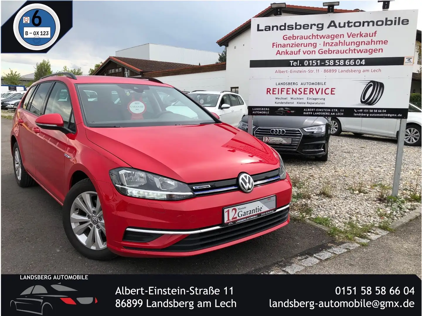 Volkswagen Golf VII Variant Comfortline BlueMotion TGI Rot - 1