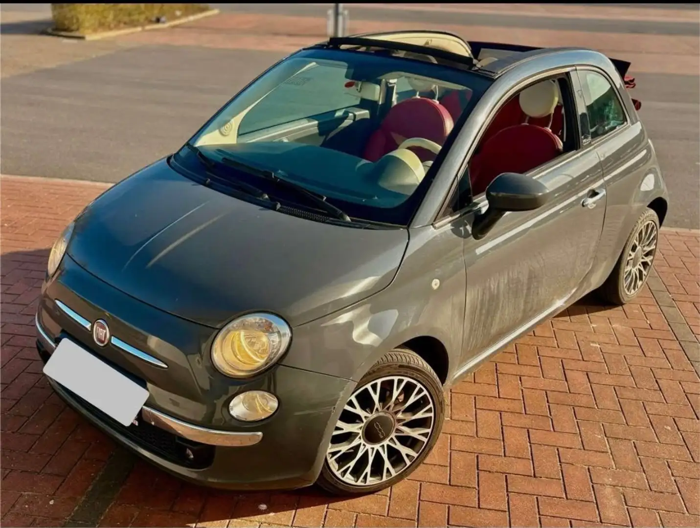 Fiat 500C 500C 1.3 Multijet 95 ch DPF S Grijs - 1