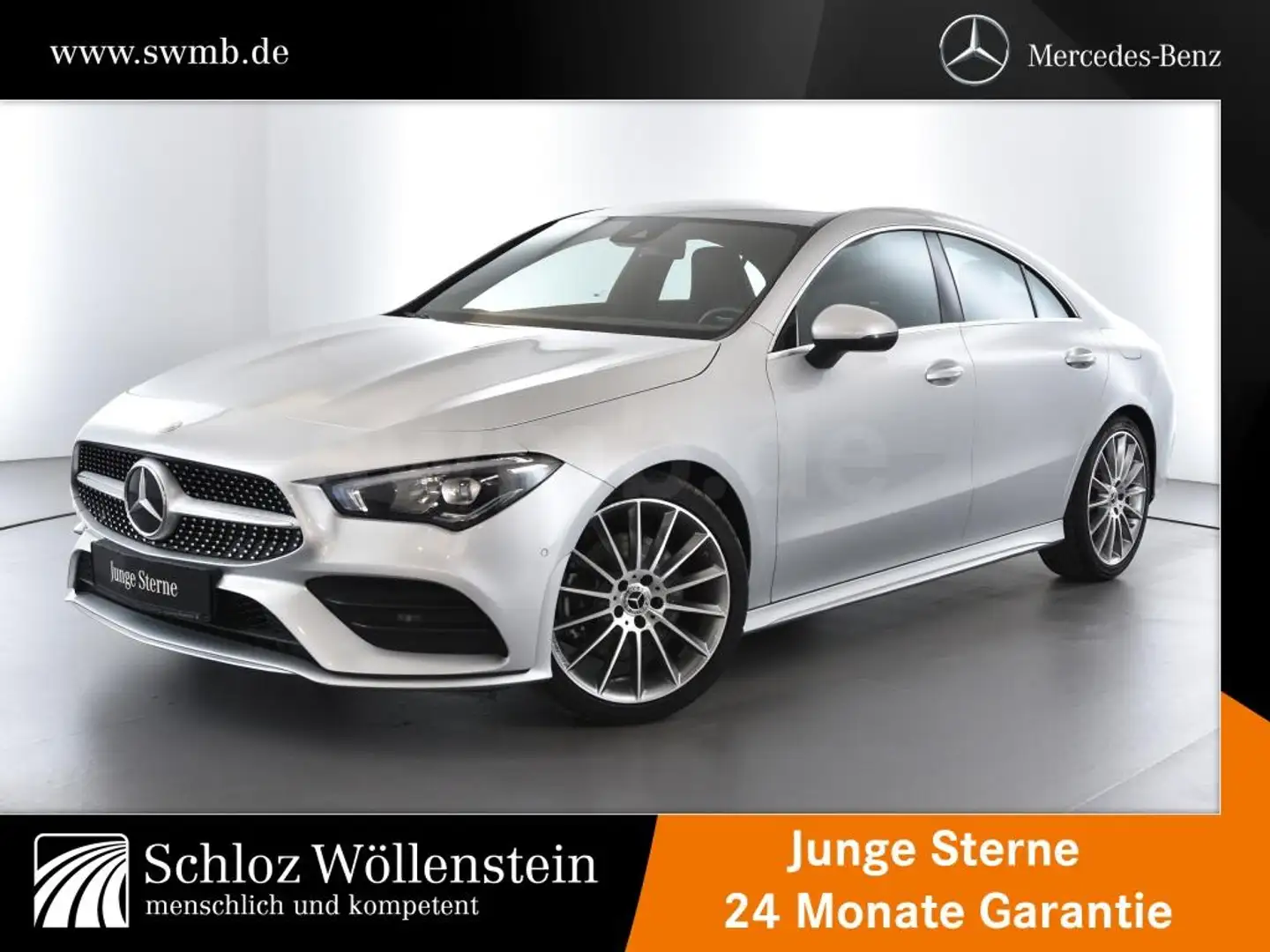Mercedes-Benz CLA 200 AMG/LED/Spiegel-P/RfCam/EDW Silber - 1