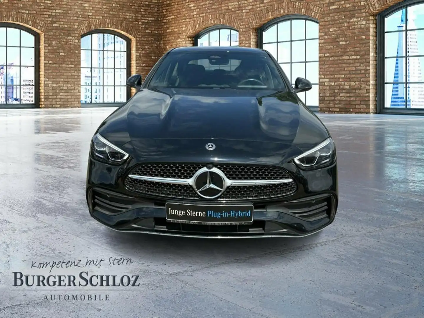 Mercedes-Benz C 300 e AMG W-Paket PDC SHZ LED LM SpurH Sport Negru - 2