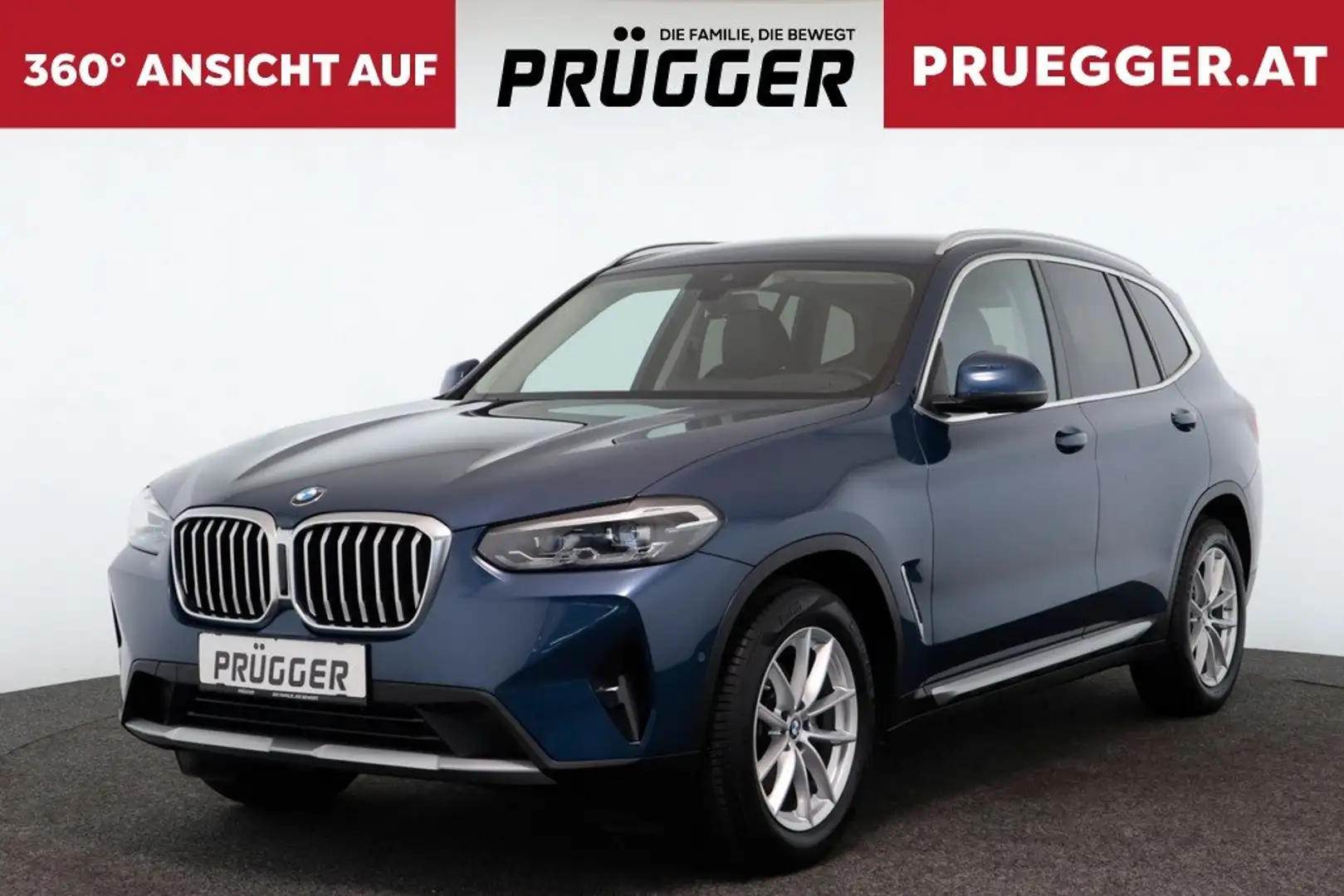 BMW X3 xDrive20d 48 V Autom FACELIFT AHV LEDER NAVI LED HUD Blau - 1