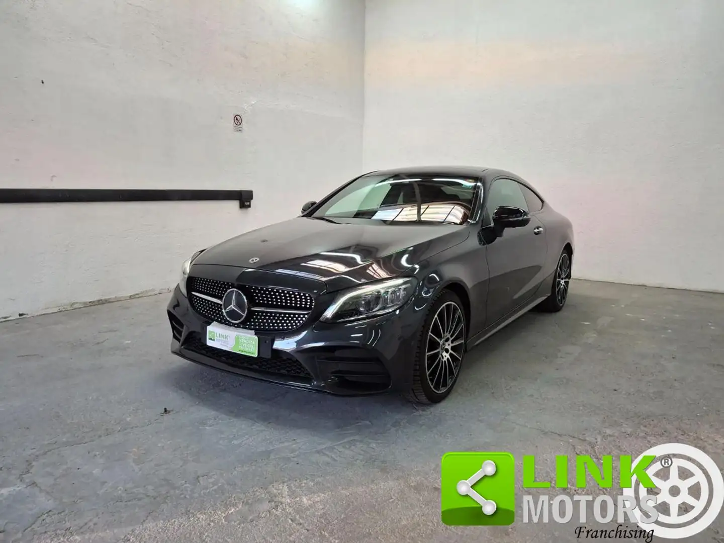Mercedes-Benz C 220 d Coupé Premium AMG LINE 4Matic GARANZIA MERCEDES Gris - 1
