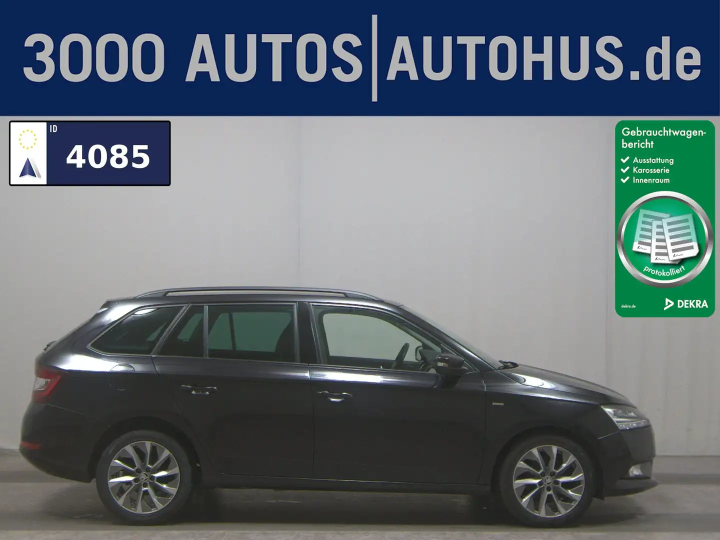 Skoda Fabia Kombi 1.0 TSI Clever Navi LED ACC RfK Pano Schwarz - 1