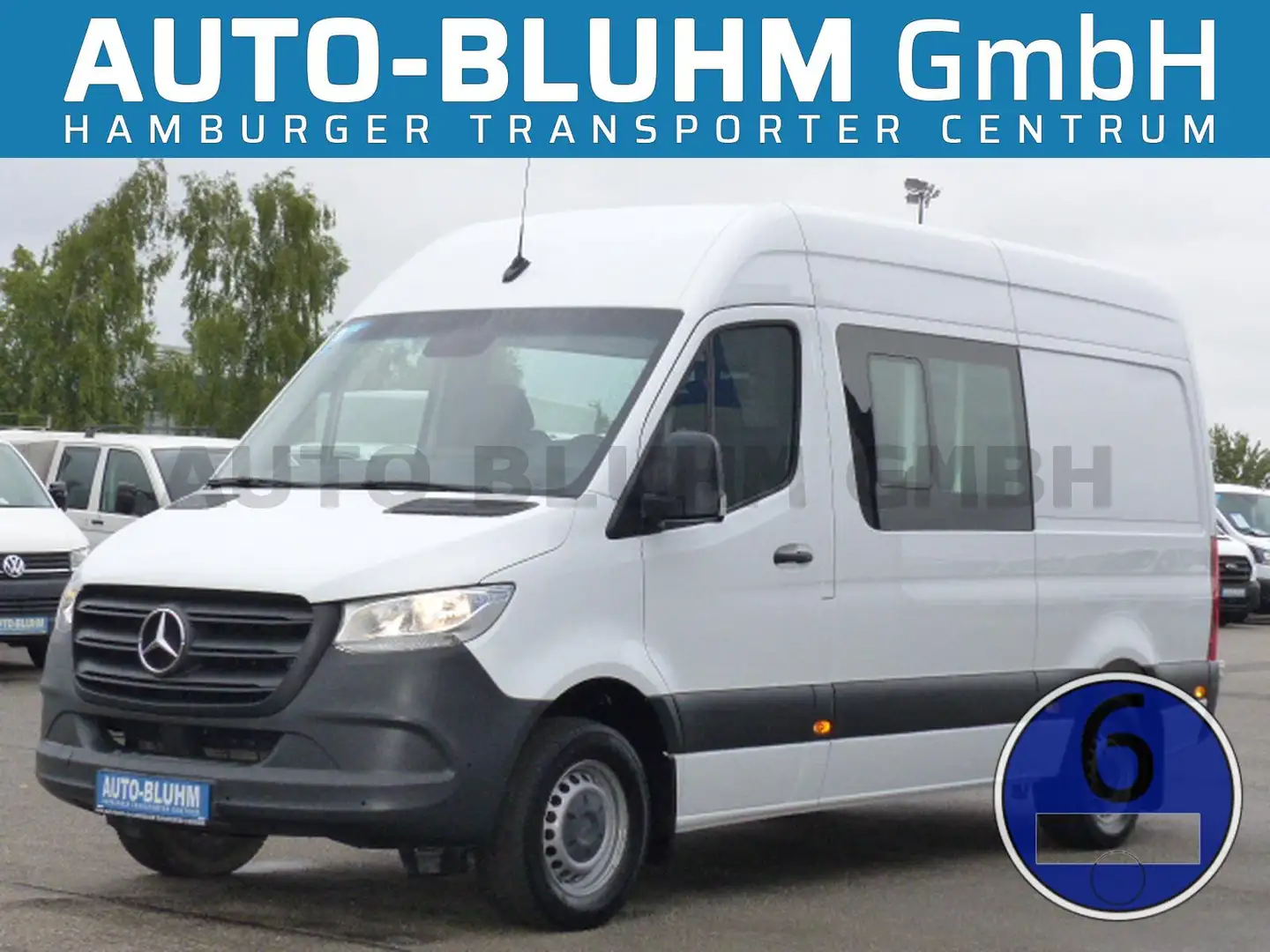 Mercedes-Benz Sprinter 314 CDI Mixto L2H2 Standhzg AC 4-Sitze Bílá - 1