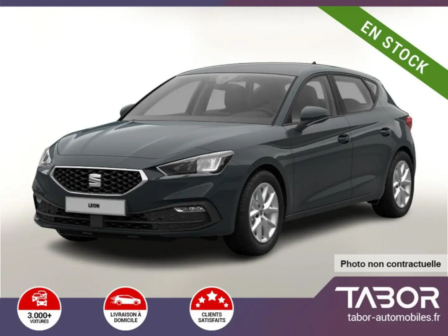 SEAT Leon 1.5 TSI 115 Style ACC 3ZClim cam Bleu - 1