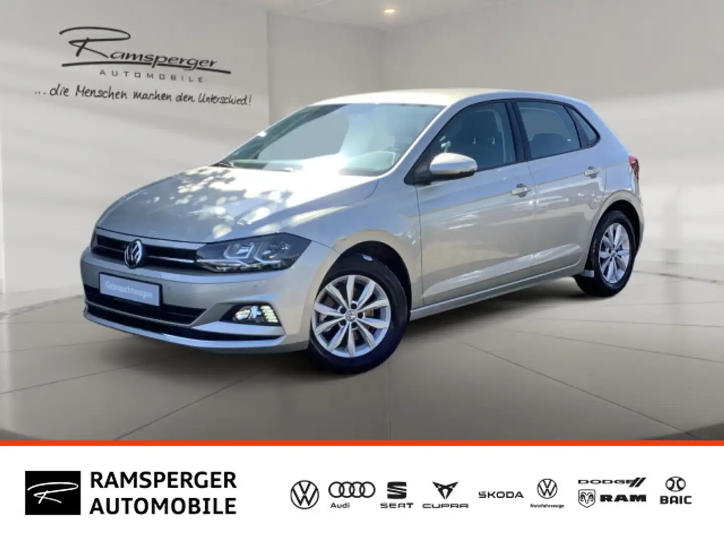 Volkswagen Polo 1.0 TSI Highline ACC Klima SHZ PDC Silber - 1