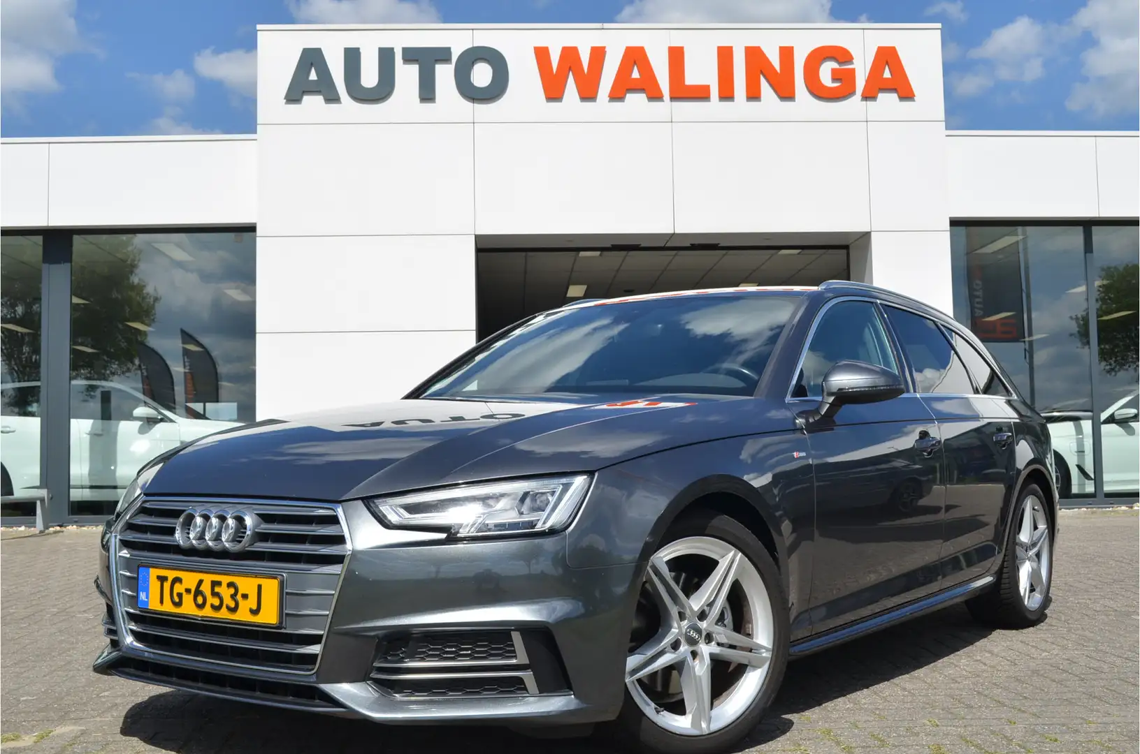 Audi A4 Avant 35 TFSI 3x S-line Daytona grijs | Full LED | Grau - 1