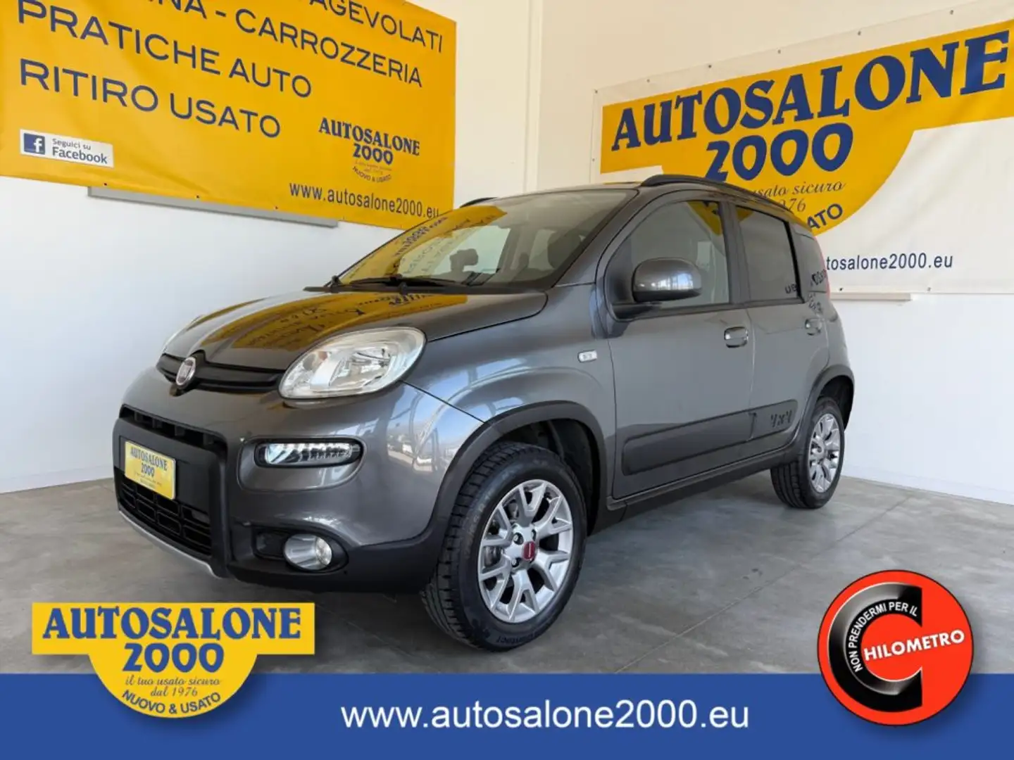 Fiat Panda 0.9 TwinAir Turbo S&S 4x4 NEOPAT / PREZZO REALE Gri - 1