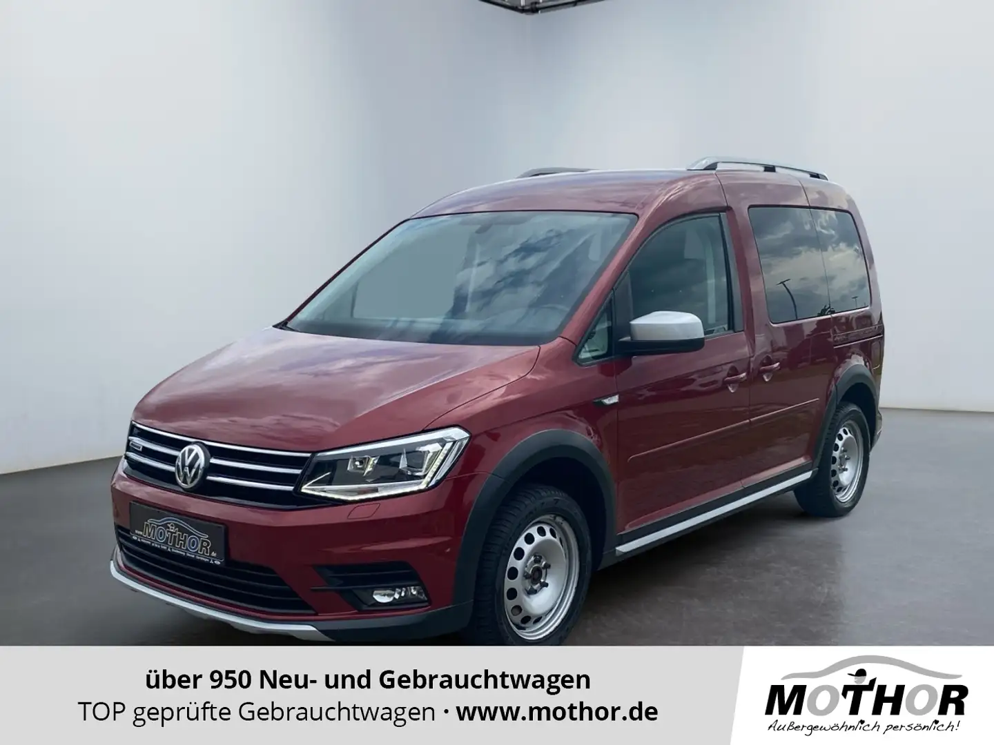 Volkswagen Caddy Alltrack 1.4 TSI BMT TEMP NAVI PDC SHZ Rouge - 1