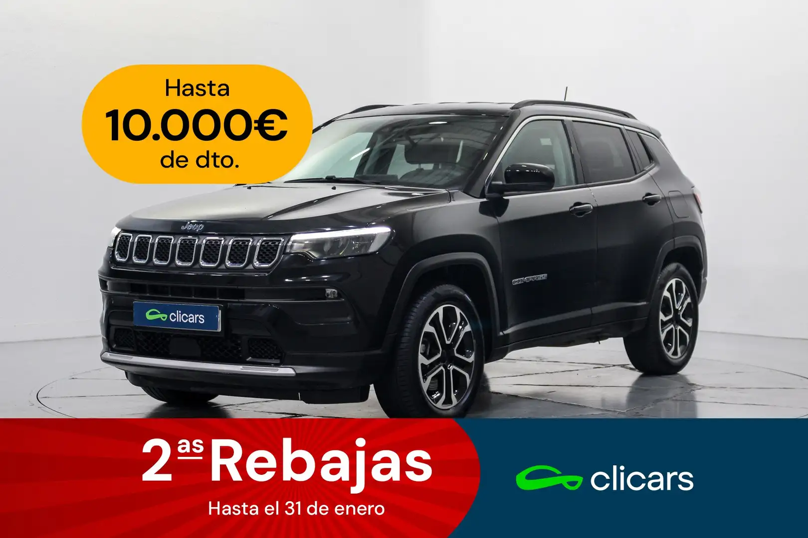 Jeep Compass 1.3 PHEV Limited EAWD Aut. 190 Noir - 1