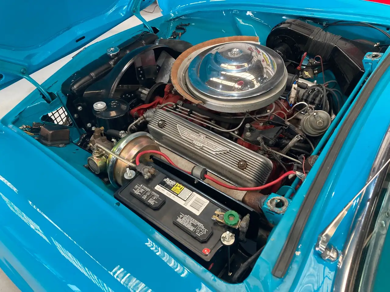 Ford Thunderbird V8 312ci de 1956 en stock en France, foto 11