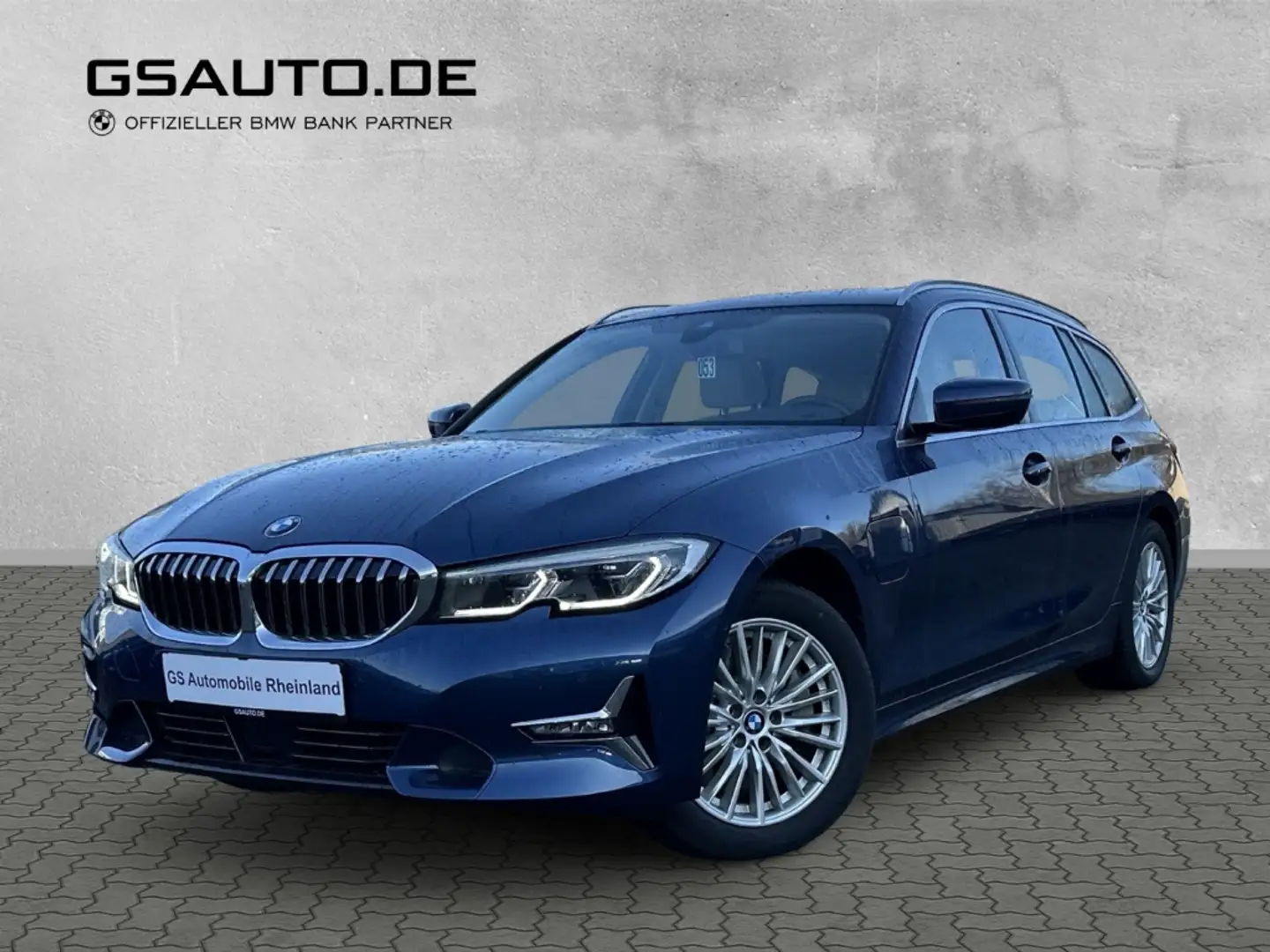 BMW 330 e T.Luxury Leder PANO ACC AHK Sportsitz LASER Bleu - 1