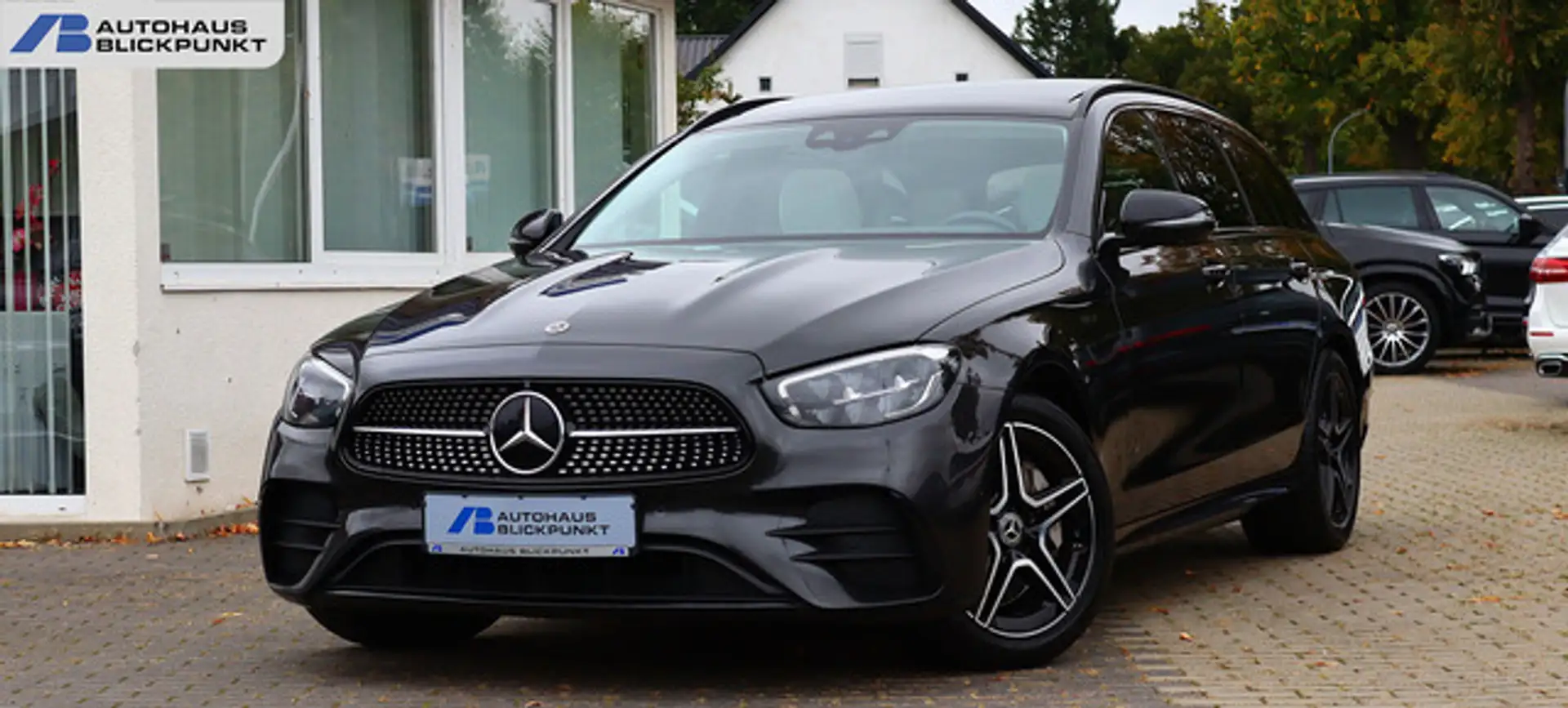 Mercedes-Benz E 400 d T 4M AMG DISTRONIC+PANO+KAM360+BURMESTER Grau - 1