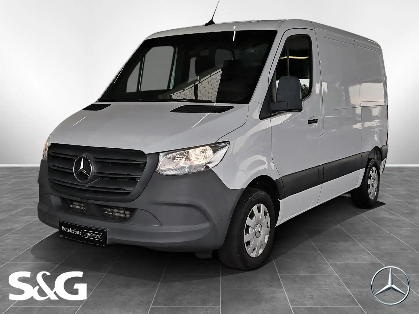 Mercedes-Benz Sprinter 214 CDI Kasten Kompakt RüKam+MBUX White - 1