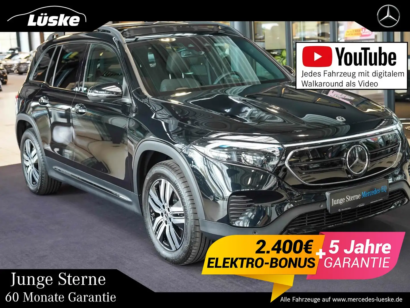 Mercedes-Benz EQB 250 EQB 250 Electric Art Fahrassistenz Head-up 360° Schwarz - 1