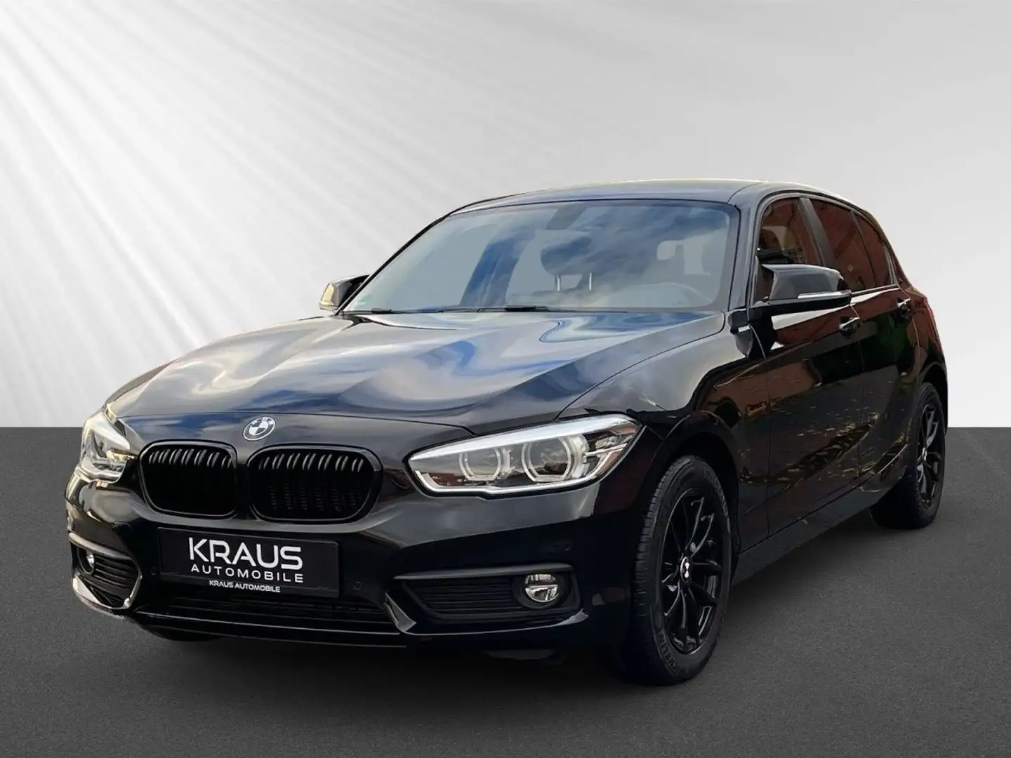 BMW 116 d Advantage AUTOMATIK LED NAVI PDC SHZ TEMPO Schwarz - 2