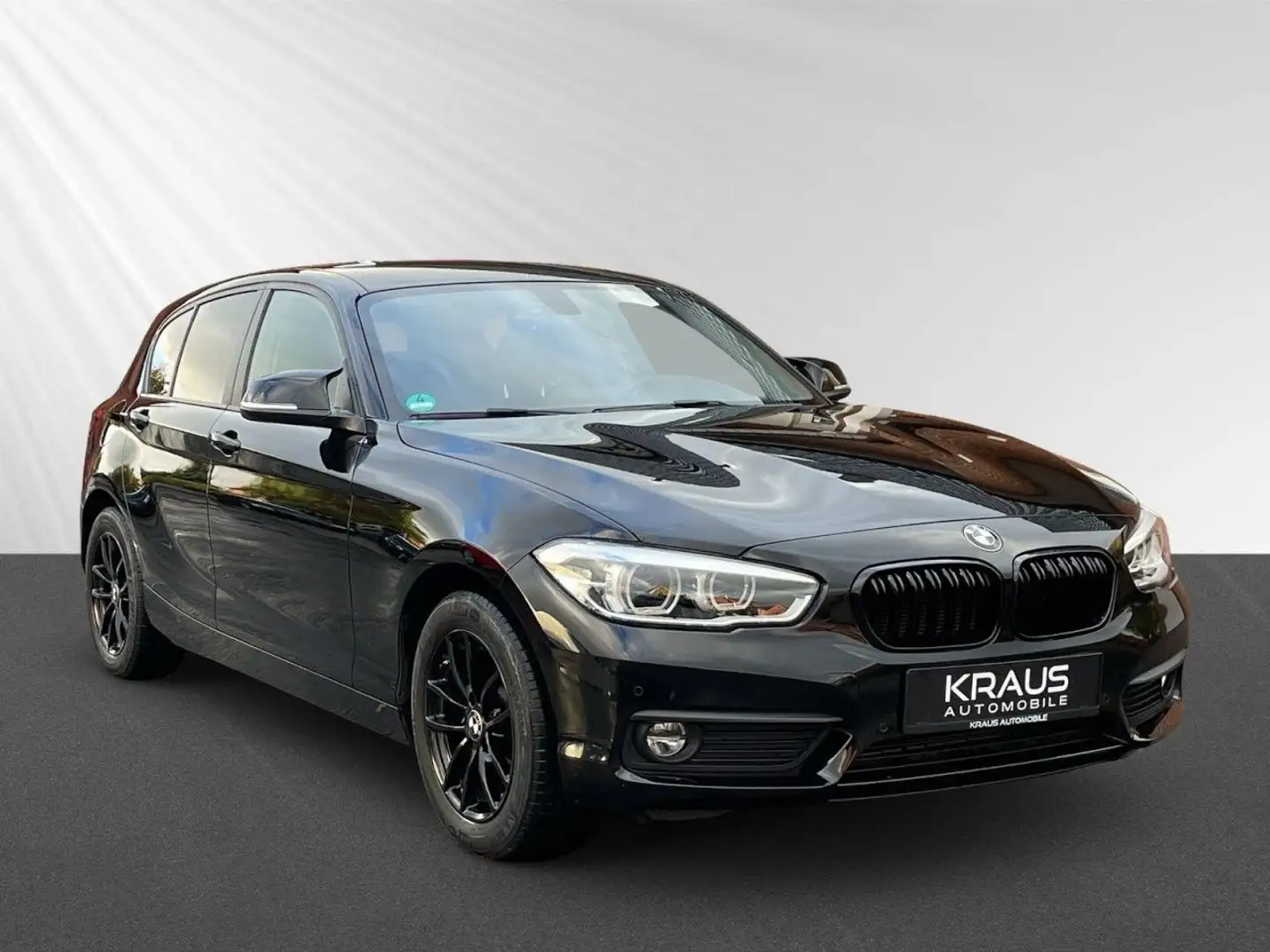 BMW 116 d Advantage AUTOMATIK LED NAVI PDC SHZ TEMPO Schwarz - 1