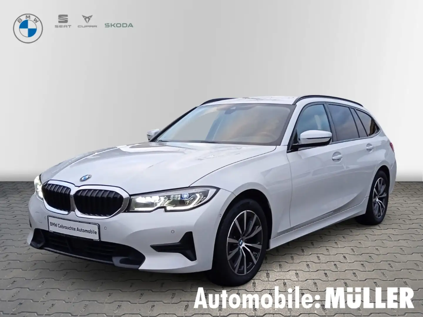 BMW 320 d xDrive Touring Sport Line NAVI+KOMFORTZUGANG+LEN Weiß - 1