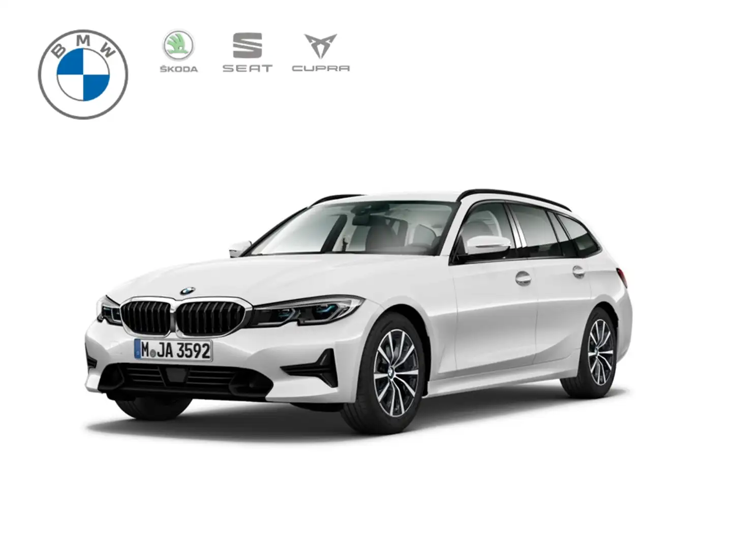 BMW 320 d xDrive Touring Sport Line NAVI+KOMFORTZUGANG+LEN Weiß - 1
