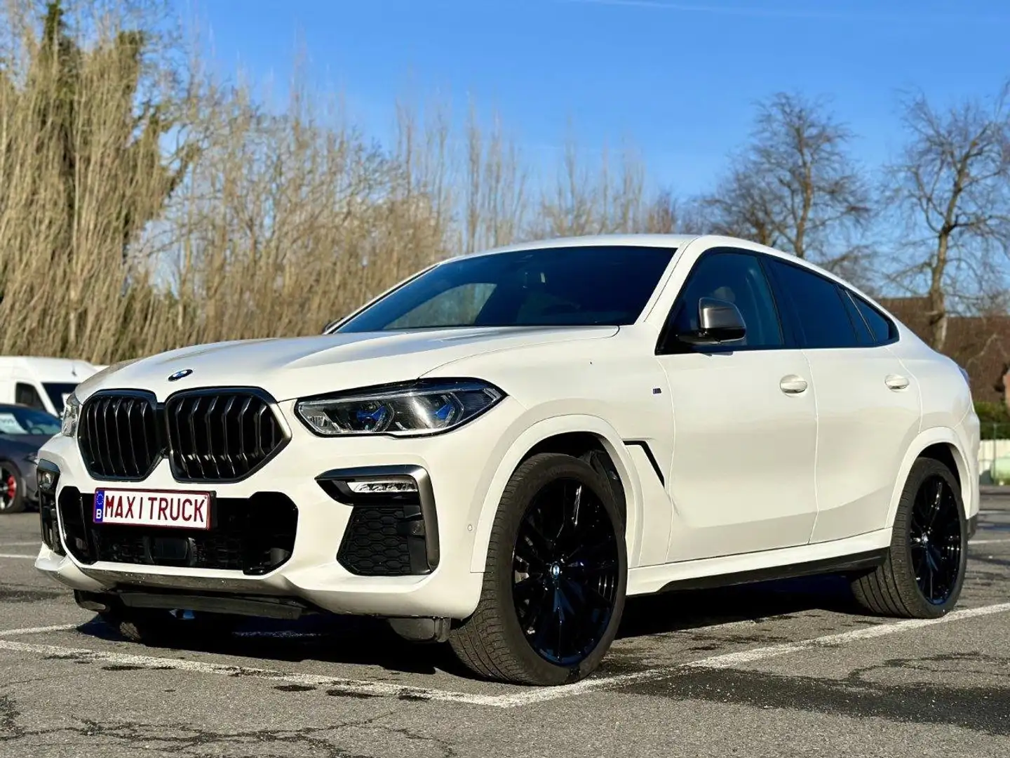 BMW X6 M50d -61.500 € ex btw - Leasing 1.908€/M Blanc - 1