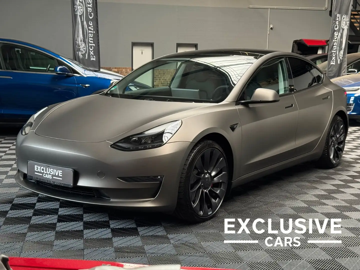 Tesla Model 3 MODEL 3 PERFORMANCE | EAP  | 20INCH | MATT WRAP Blanc - 1