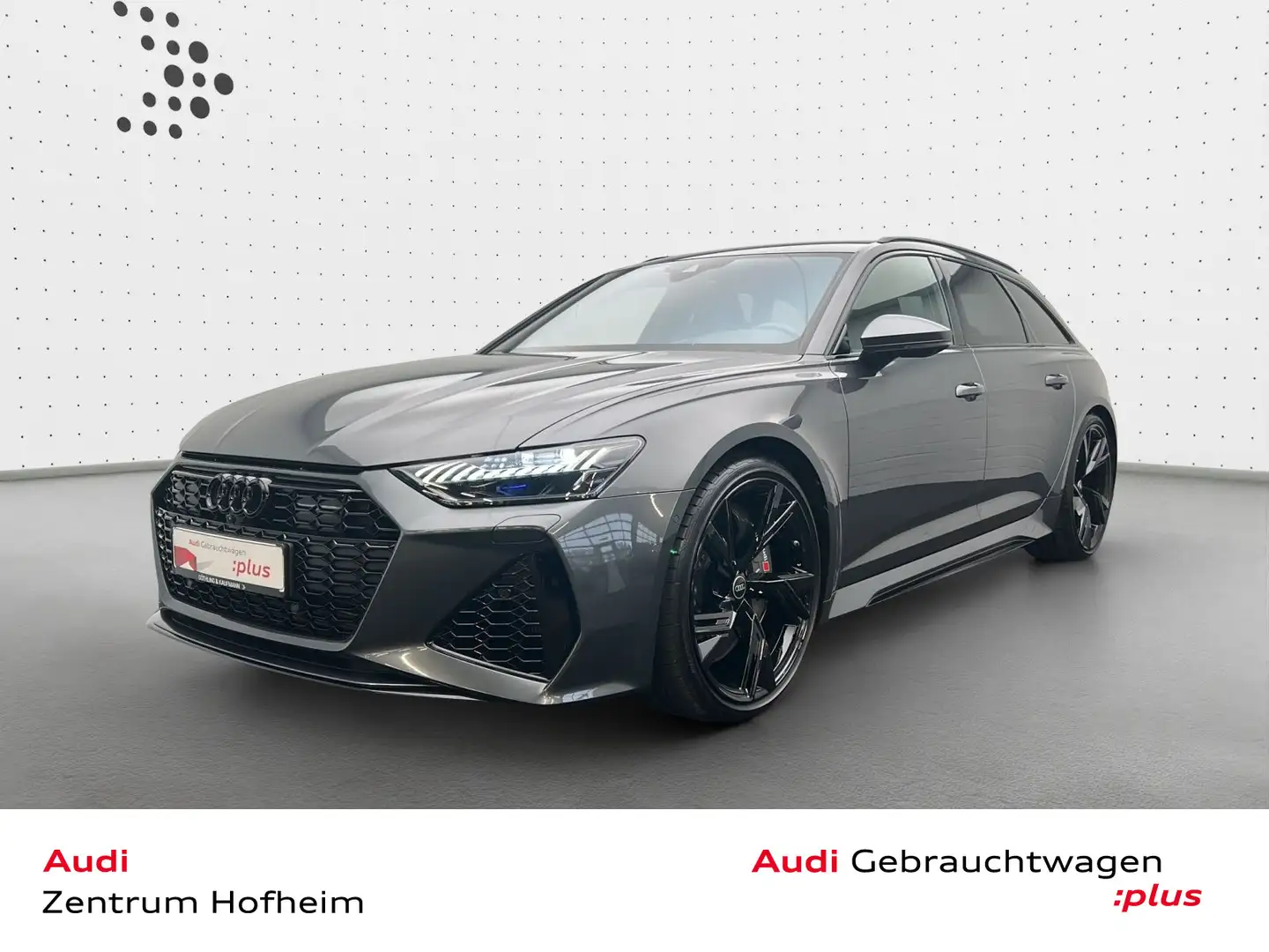 Audi RS6 *305km/h*Keramik*B&O*HUD*Laser*Virtual Grau - 1