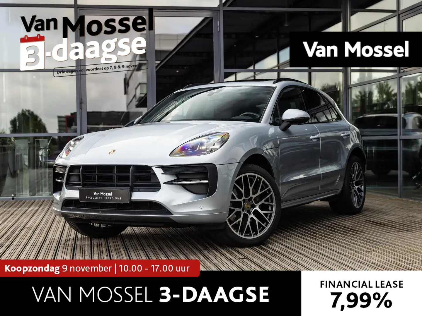 Porsche Macan 2.0 | SPORTDESIGN | SPORTUITLAATEINDPIJPEN | BOSE Grijs - 1