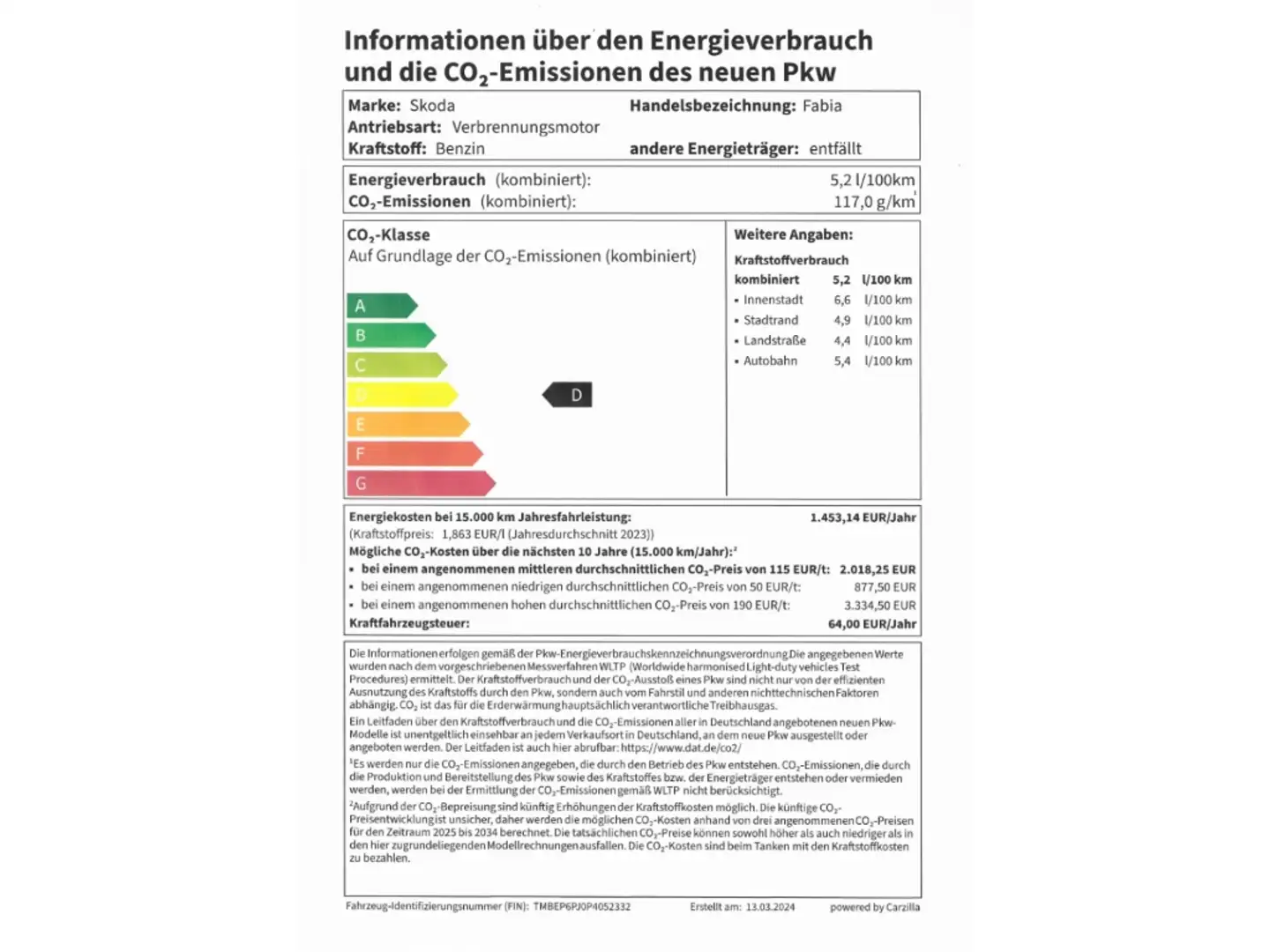 Skoda Fabia Style 1.0 TSI SmartLink LED RFK SHZ Tempom. Noir - 2