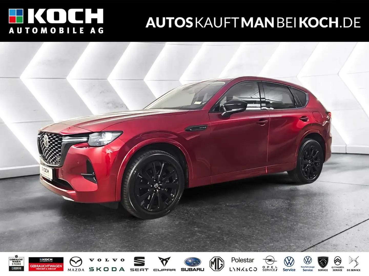 Mazda CX-60 3.3 e-SKYACTIV-D 254 M-Hybrid Homura AWD LED Rot - 1