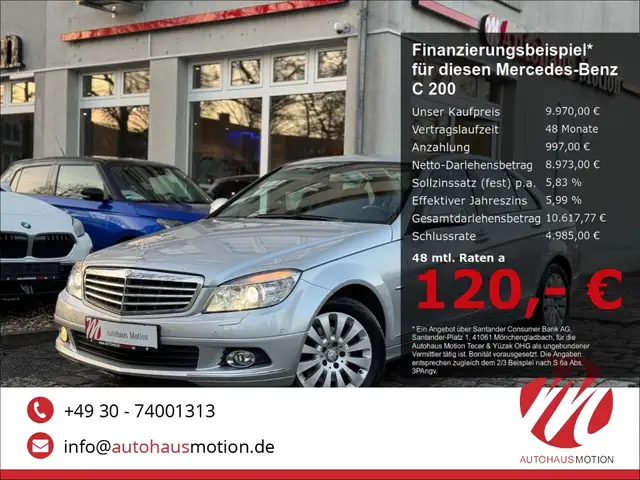 Mercedes-Benz C 200 Kompressor Elegance Bi-Xenon Klimaautom e-Sitze SH