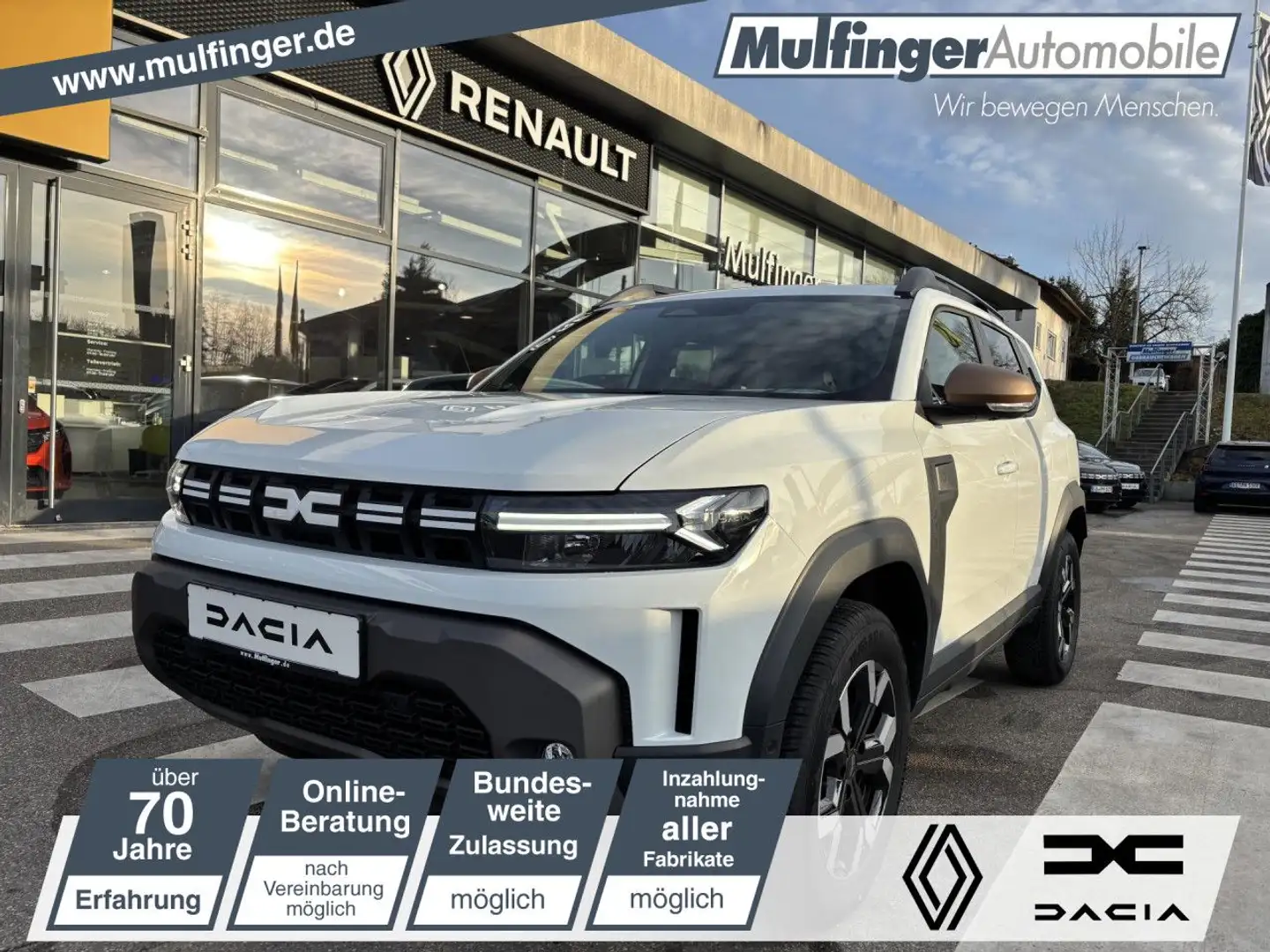 Dacia Duster Extreme TCe 130 4X4 SHZ NAVI Lenkradh. Multiview Blanc - 1