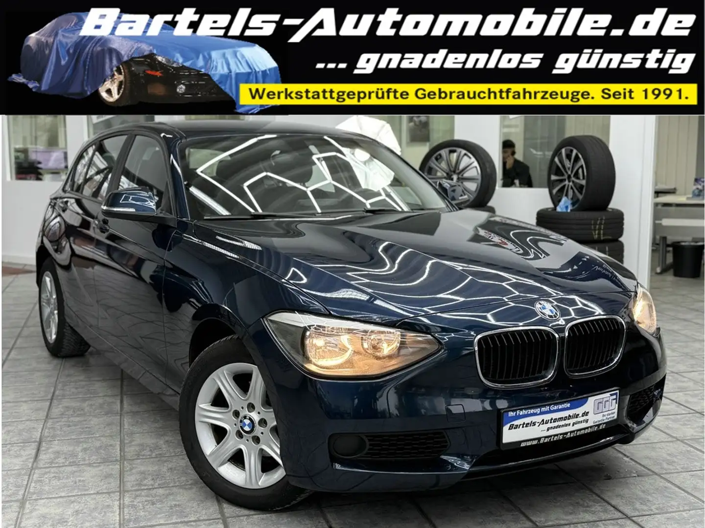 BMW 114 i, 2.Hand, Klima, PDC, Allwetter, HU neu ! Blau - 1